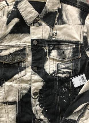 Соловіча джинсова куртка guess оригінал9 фото
