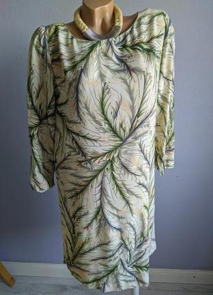 Сукня із віскози, рослинний принт, франція