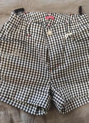 Красивые шорты в школу pampolina, 128 т