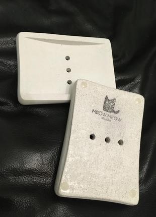 Дизайнерская мыльница из бетона