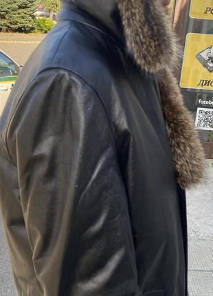 Куртка чоловіча з єнотовим коміром 50-52р6 фото
