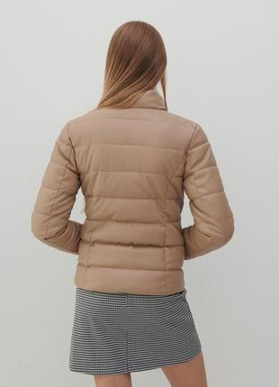 Жіноча куртка демі reserved розмір xl еко шкіра 46-485 фото