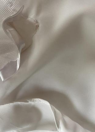 Блузка біла ручної роботи3 фото