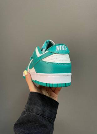 Nike sb dunk low bright mint новинка жіночі мятні кросівки найк яркие бирюзовые мятные кроссовки демисезон3 фото