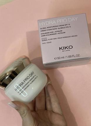 Інтенсивно зволожуючий крем з гіалуронової кислотою від kiko milano1 фото