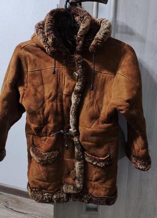 Дитяча дублянка натуральна на 3-4 роки