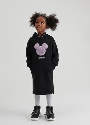8/13 років нова фірмова трикотажна тепле плаття світшот сукня mickey mouse міккі маус reserved