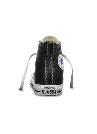 Кеди converse chuck taylor all star hi 132170c чоловічі жіночі шкіра!!!6 фото