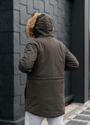 Топ🥳тепла куртка парка аляска с капюшоном утеплювач hollowsoft8 фото