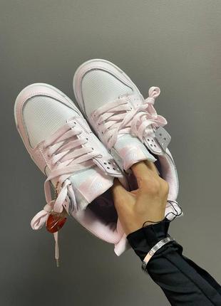 Nike sb dunk disrupt light pink sugar barbie ніжні жіночі кросівки найк рожеві пудра женские розовые пудровые нежные милые кроссовки3 фото