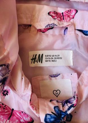 Куртка, ветровка для девочки h&m, 1,5-2 г, 925 фото