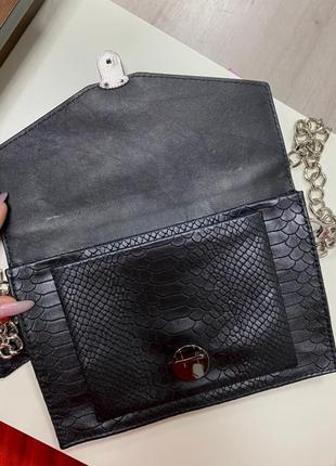 Дизайнерська сумочка - клатч натуральна шкіра пітон3 фото