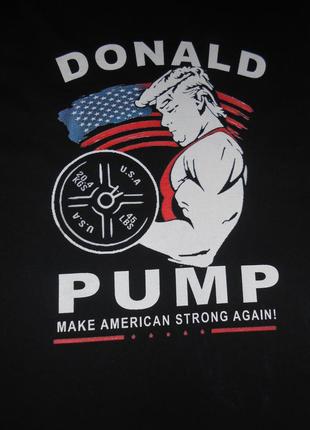 Футболка donald pump/donald trump3 фото