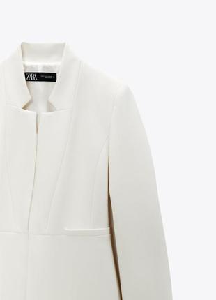 Zara / xxl/ білий подовжений піджак2 фото