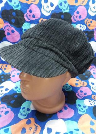 Кепка вельветова флісова підкладка вінтажна