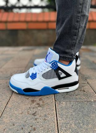 Мужские кроссовки air jordan 4 retro 'motorsport' 💙