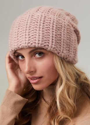 Молодіжна жіноча тепла шапка мерехтливої кольору