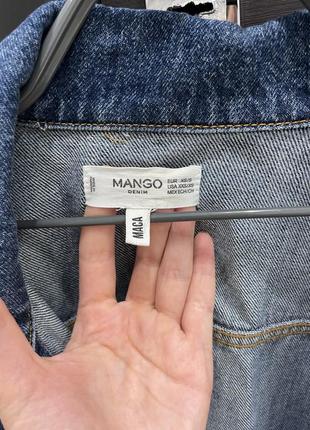 Джинсова куртка mango3 фото