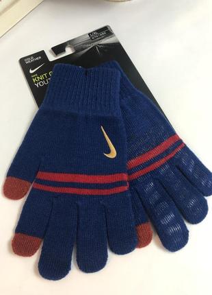 Рукавички nike stripe knitted tech and grip gloves gym1 фото