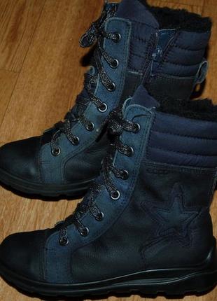 Зимние ботинки сапожки на мембране 30 р ecco goretex