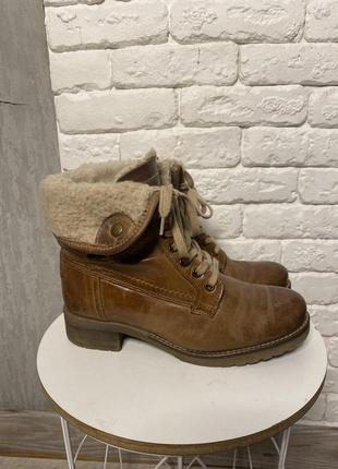 Черевики на шнурівці зимові , теплі черевики landrover 37р1 фото