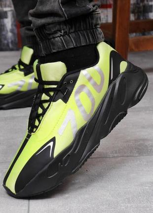 Стильні салатові чоловічі кросівки adidas текстильні чоловічі кросівки з текстилю демісезонні чоловічі кросівки на осінь молодіжні чоловічі кросівки3 фото