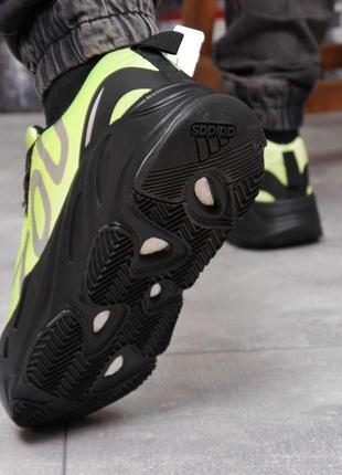 Стильні салатові чоловічі кросівки adidas текстильні чоловічі кросівки з текстилю демісезонні чоловічі кросівки на осінь молодіжні чоловічі кросівки6 фото