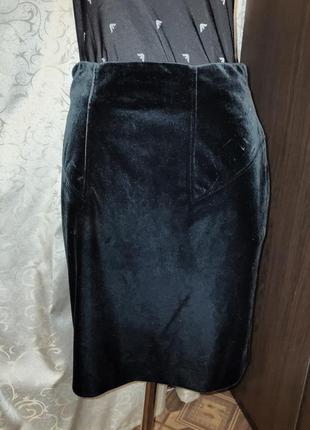 Wandi юбка из велюра, бархата. винтаж.