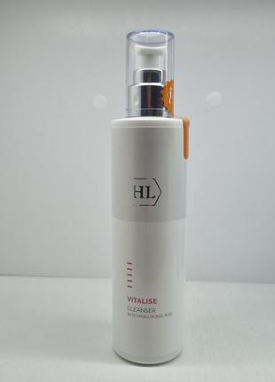 Очиститель с гиалуроновой кислотой holy land cosmetics vitalise cleanser