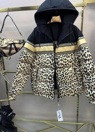 Куртка dior леопард