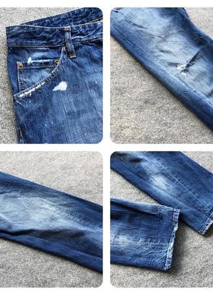 Оригінальні джинси dsquared2 denim distressed classic kenny jeans blue7 фото