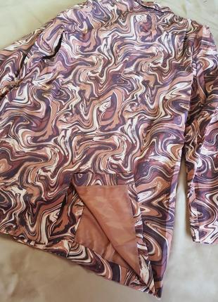 Удлиненный пиджак мрамор6 фото