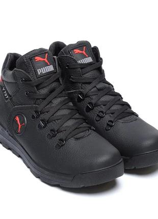 Зимові шкіряні черевики