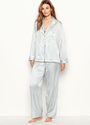Сатиновая пижама виктория сикрет victoria's secret оригинал