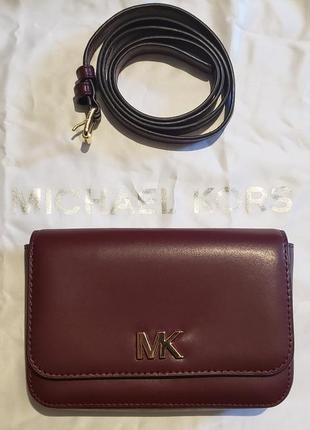 Кожаная поясная сумка michael kors оригинал4 фото