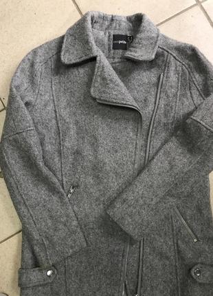Asos шерстяне пальто авіатор