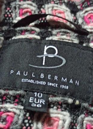 Paul berman пиджак твид винтаж шерсть2 фото