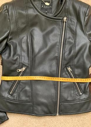 Куртка косуха з екошкіри (моніто)4 фото
