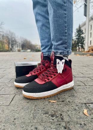 Чоловічі демісезоні високі кросівки nike lunar force 1 duckboot🆕 найк лунар форс