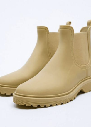 Резиновые сапоги резинові чоботи ботинки zara