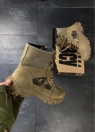 Берцы демисезон весна зима мембрана светлые качественные ботинки койот военные тактические3 фото