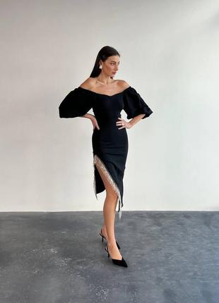 Сукня силуетна (спідниця + топ)7 фото