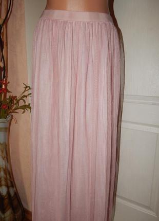 Сеточная юбка в пол1 фото