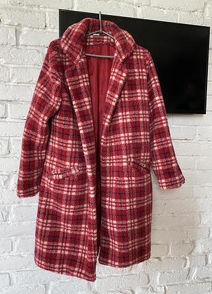 Пальто шубка тедді оверсайз