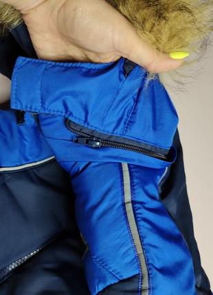 Теплий зимовий костюм куртка та штани для хлопчика 3 роки4 фото