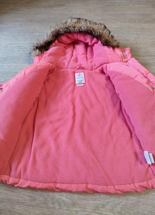 Тепла яскрава куртка gymboree розмір 5-6 5