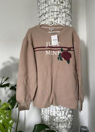 C&a clockhouse класний теплий світшот кофта светр толстовка з вишивкою 🌺🌺🌺7 фото