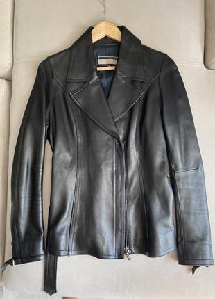 Кожаную куртку, курточку vent couvert (натуральная кожа), размер s, франция. новая5 фото