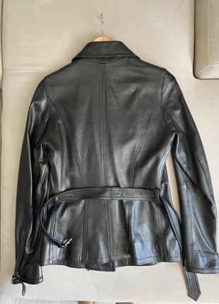 Кожаную куртку, курточку vent couvert (натуральная кожа), размер s, франция. новая4 фото