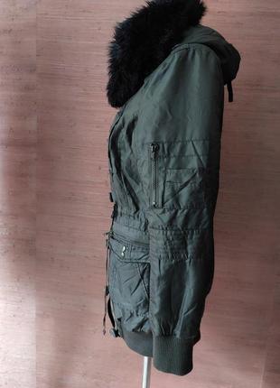 🌳🍁🌳 крута довга куртка хакі5 фото